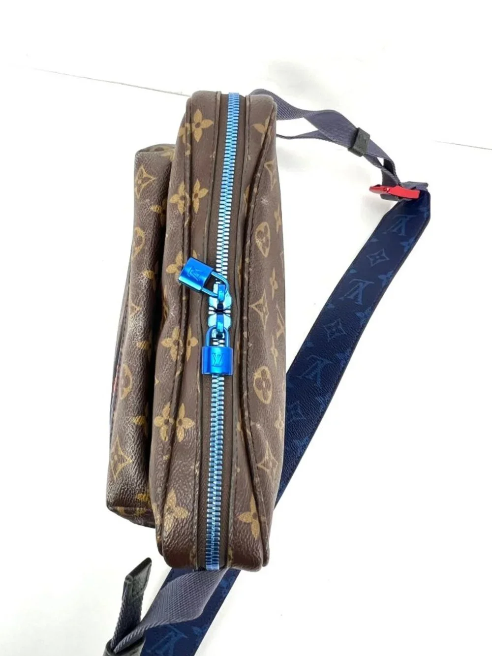 Louis Vuitton Monogram Outdoor Blue Messenger Bag
